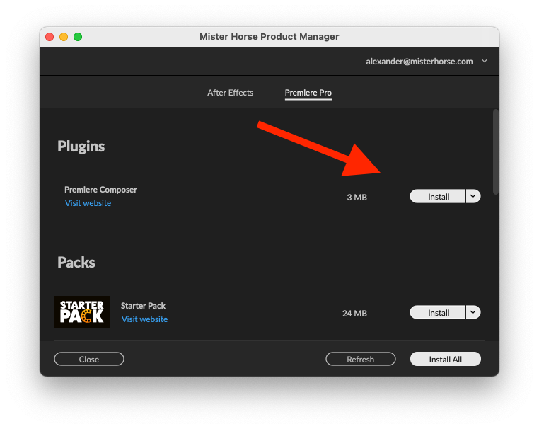 premiere pro mac extensions